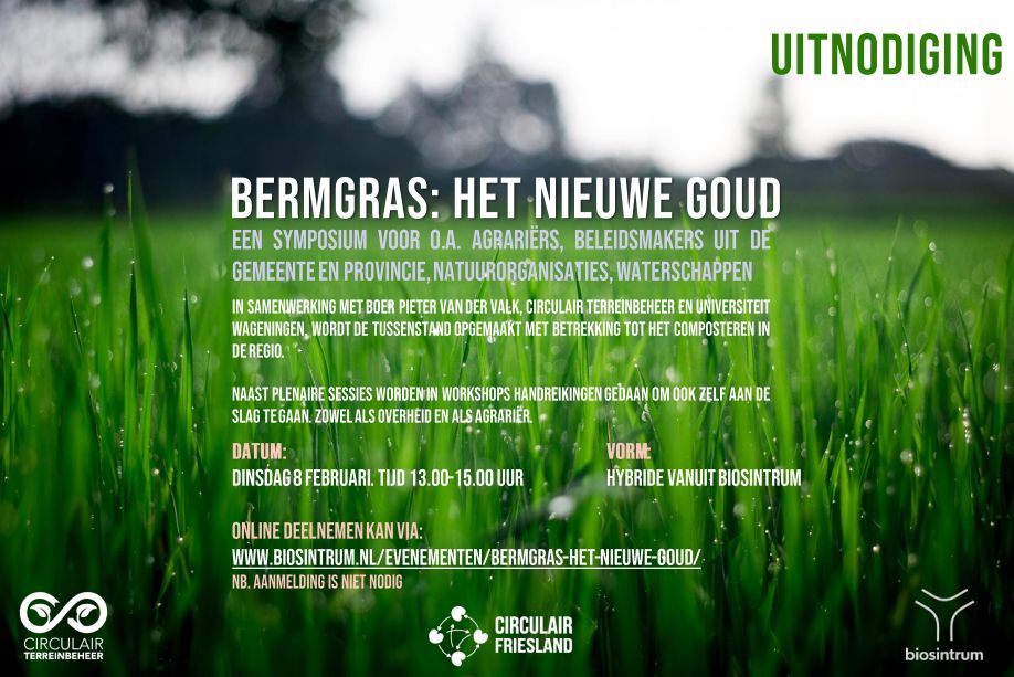 Symposium: Bermgras, het nieuwe goud!
